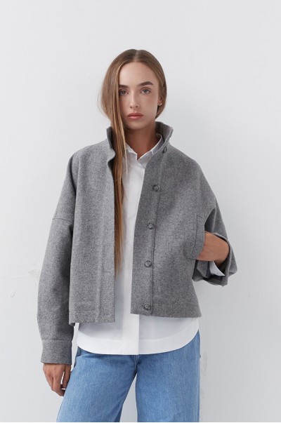 Куртка вовна сірий (КУ 14)